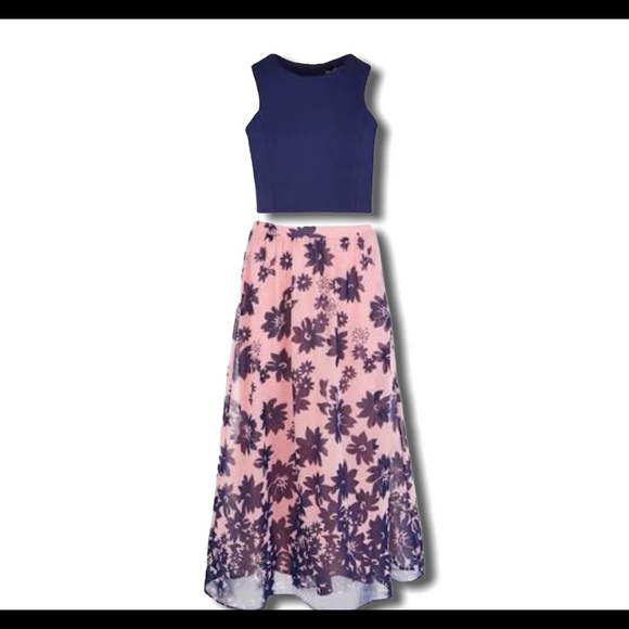 Prom/Cocktail Dress - 2 pc - Picture 4 of 5